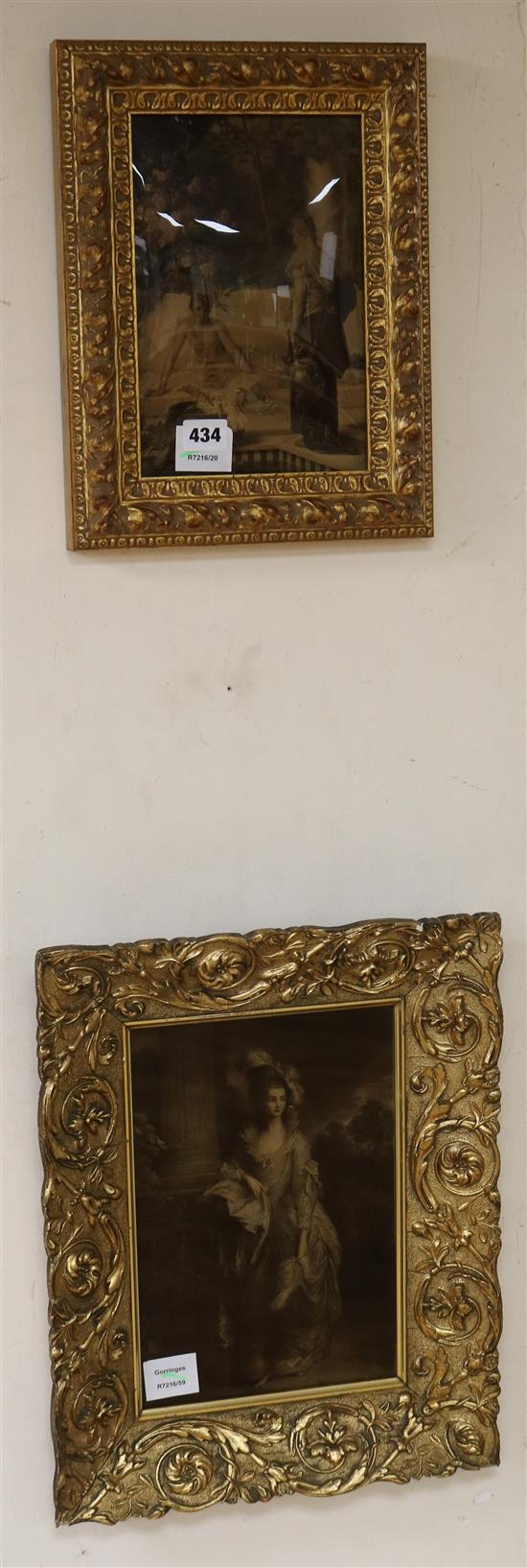 Two chrystoleums, largest 29 x 20cm